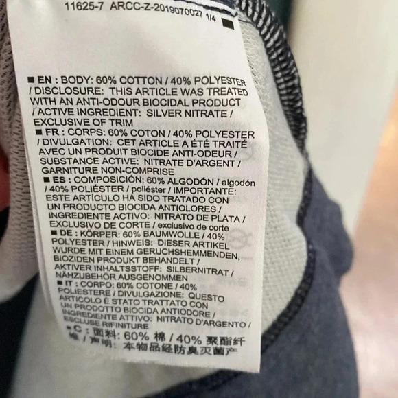 Arc’teryx blue women’s tshirt blend - medium - front pocket - cotton blend - Picture 5 of 8